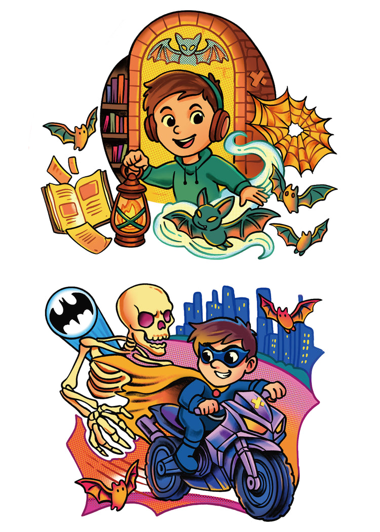 Bat Ray Full Sleeve Tattoo - batboy batman boy full sleeve marvel superhero temporary tattoo full sleeve temporary tattoo for kids