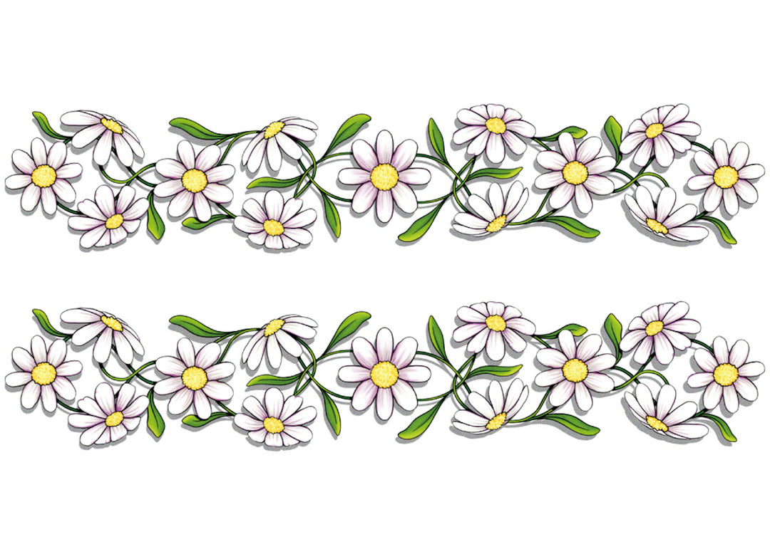 Daisy Chain Tattoo Band - full sleeve temporary tattoo for kids