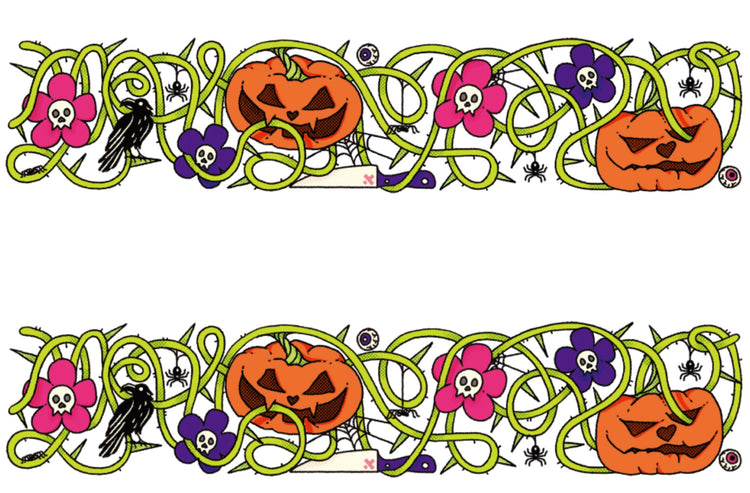 Jack-O Tattoo Band - band Halloween Jack o Lantern Pumpkin temporary tattoo temporary tattoo band full sleeve temporary tattoo for kids