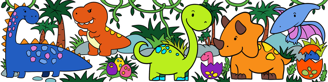 Dinosaur Temporary Tattoo Bundle – 3 Roar-Some Designs for Kids