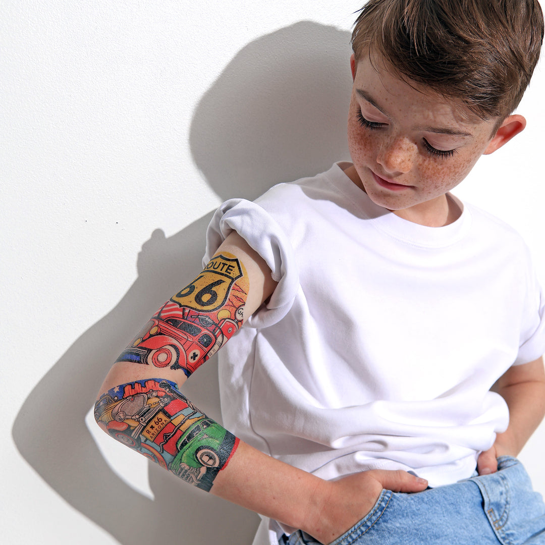 Wild Pack Full Sleeve Tattoos Bundle- Temporary Kids Tattoo Sleeve