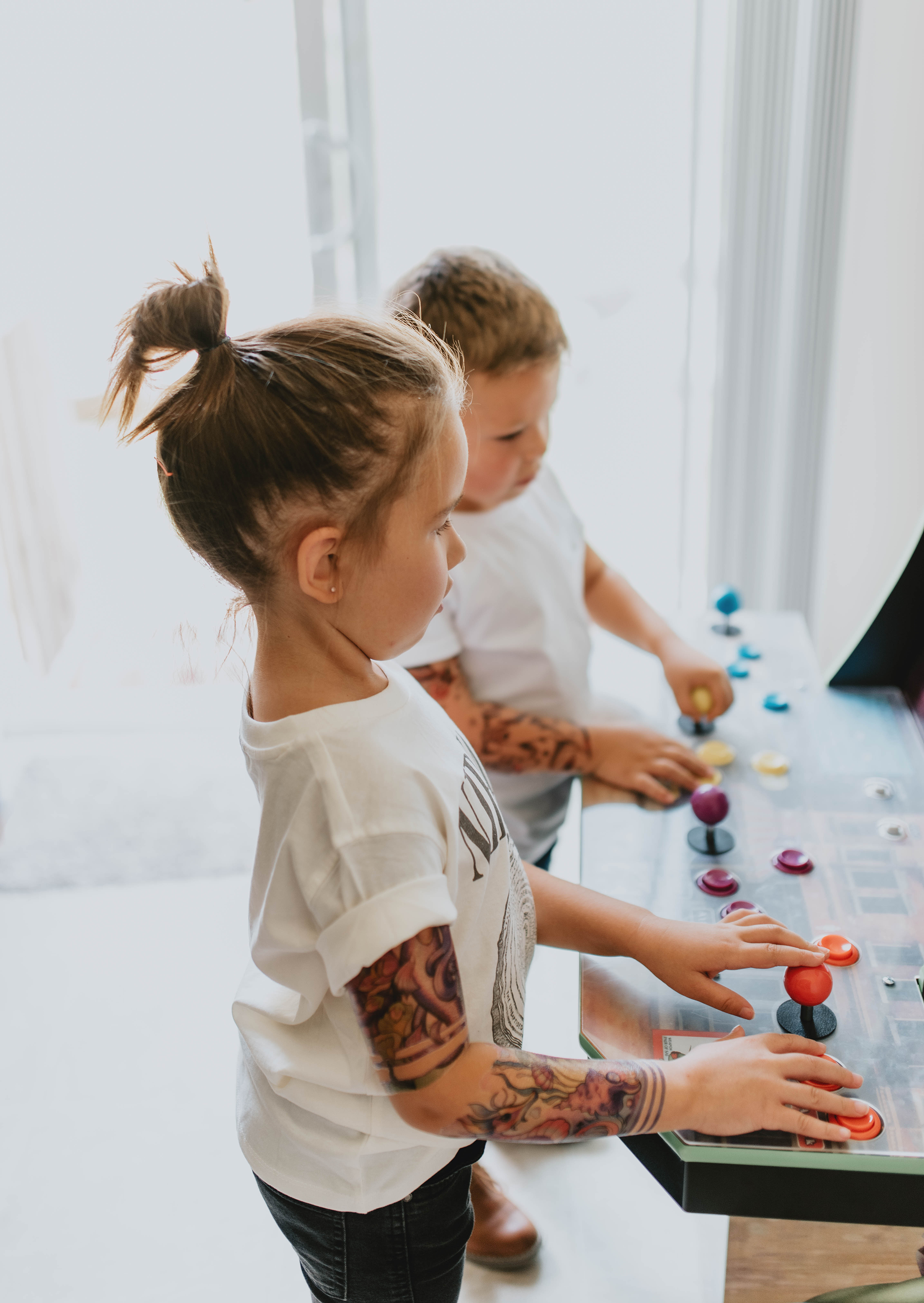 Under the Sea Full Sleeve Tattoo - fantasy full sleeve girl Kate Shevtsova Mermaid mermaids nautical nautical girl neo-traditional seahorse seashell shells full sleeve temporary tattoo for kids