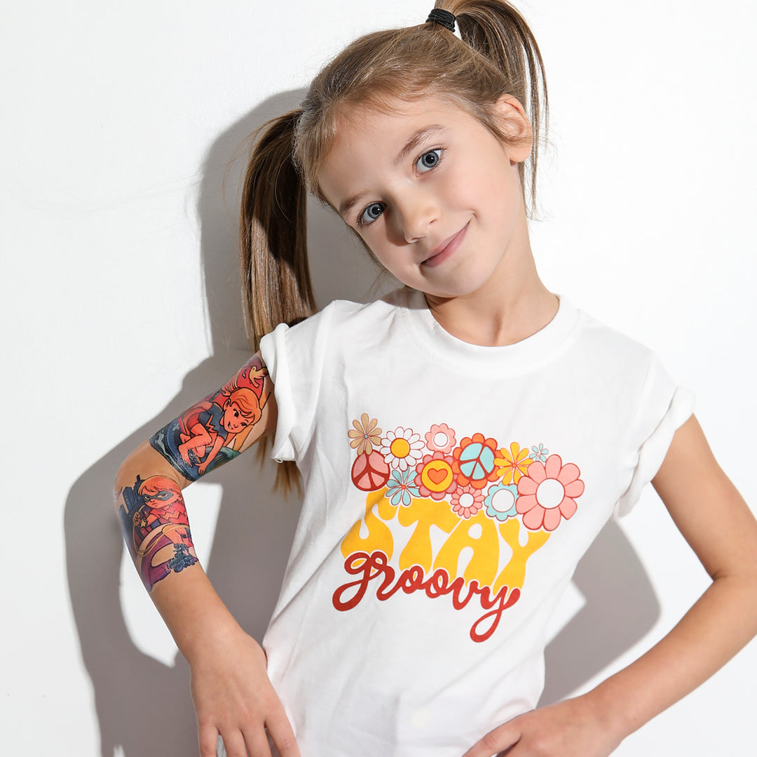 Wonder Rae Full Sleeve Tattoo - california fantasy full sleeve super hero super kid surfer temporary tattoo wonder girl wonder kid wonder woman full sleeve temporary tattoo for kids