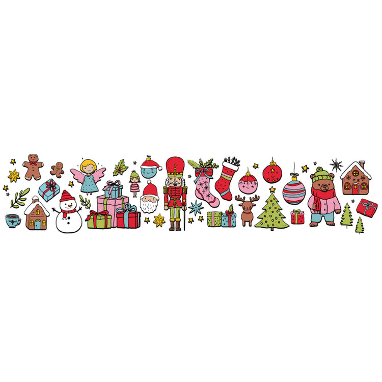 Crazy 4 Christmas - Temporary Kids Tattoo Band - band full sleeve temporary tattoo for kids