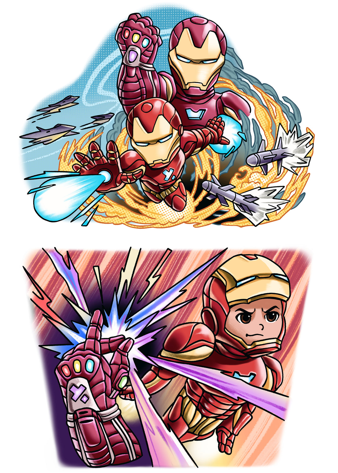 Marvel-ous Legends Full Sleeve Tattoos - full sleeve Iron Man marvel spider spider web spider-man super superhero thor full sleeve temporary tattoo for kids