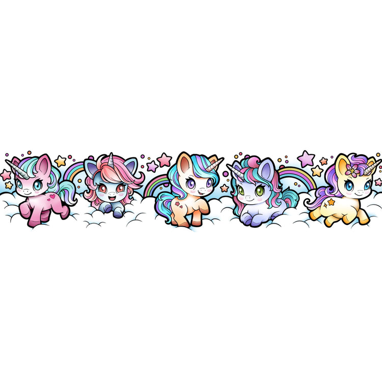 Little Unicorns - Temporary Kids Tattoo Band - band full sleeve temporary tattoo for kids