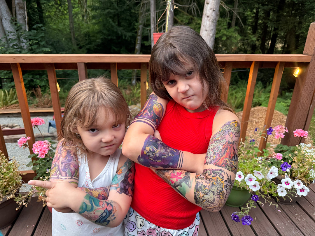 Dinosaur Temporary Tattoo Bundle – 3 Roar-Some Designs for Kids