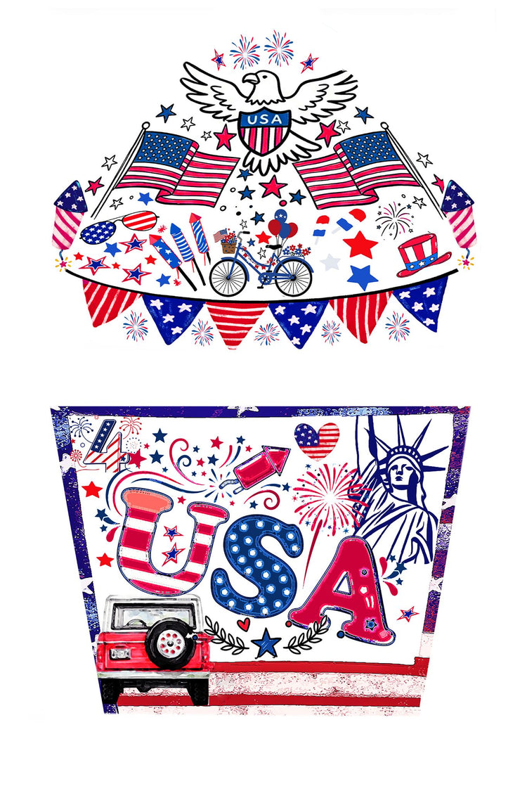 Stars and Stripes Full Sleeve Tattoo - Temporary Kids Tattoo Sleeve - America American Eagle Americana Bald Eagle Eagle Fireworkds full sleeve Kids temporary tattoo kids temporary tattoos sleeves tattoo sleeve for kids temporary tattoo temporary tattoo sleeve USA full sleeve temporary tattoo for kids