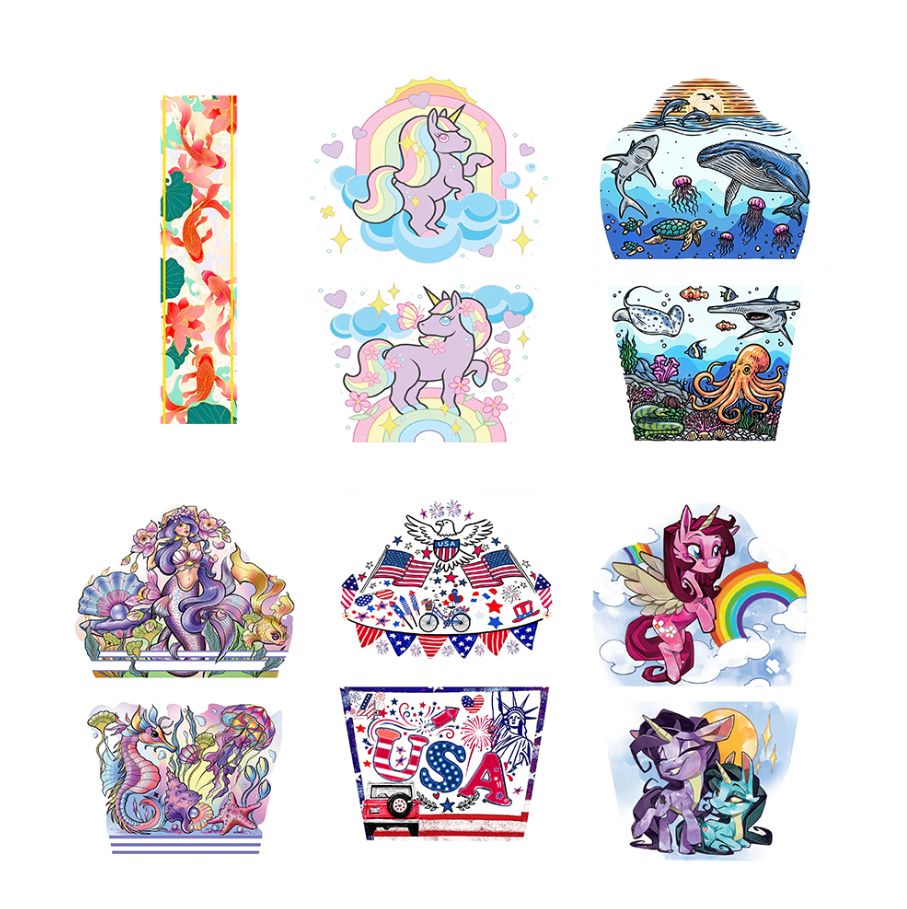 Summer Dreamland Full Sleeve Tattoo Bundle- Temporary Kids Tattoo Sleeve