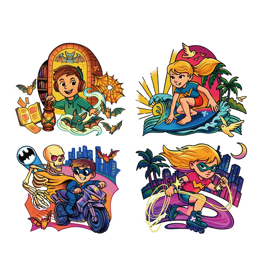 Super Kid Full Sleeve Tattoo Bundle - Temporary Kids Tattoo Sleeve - Kids temporary tattoo kids temporary tattoos super super hero super kid superkid tattoo sleeve for kids temporary tattoo temporary tattoo sleeve full sleeve temporary tattoo for kids