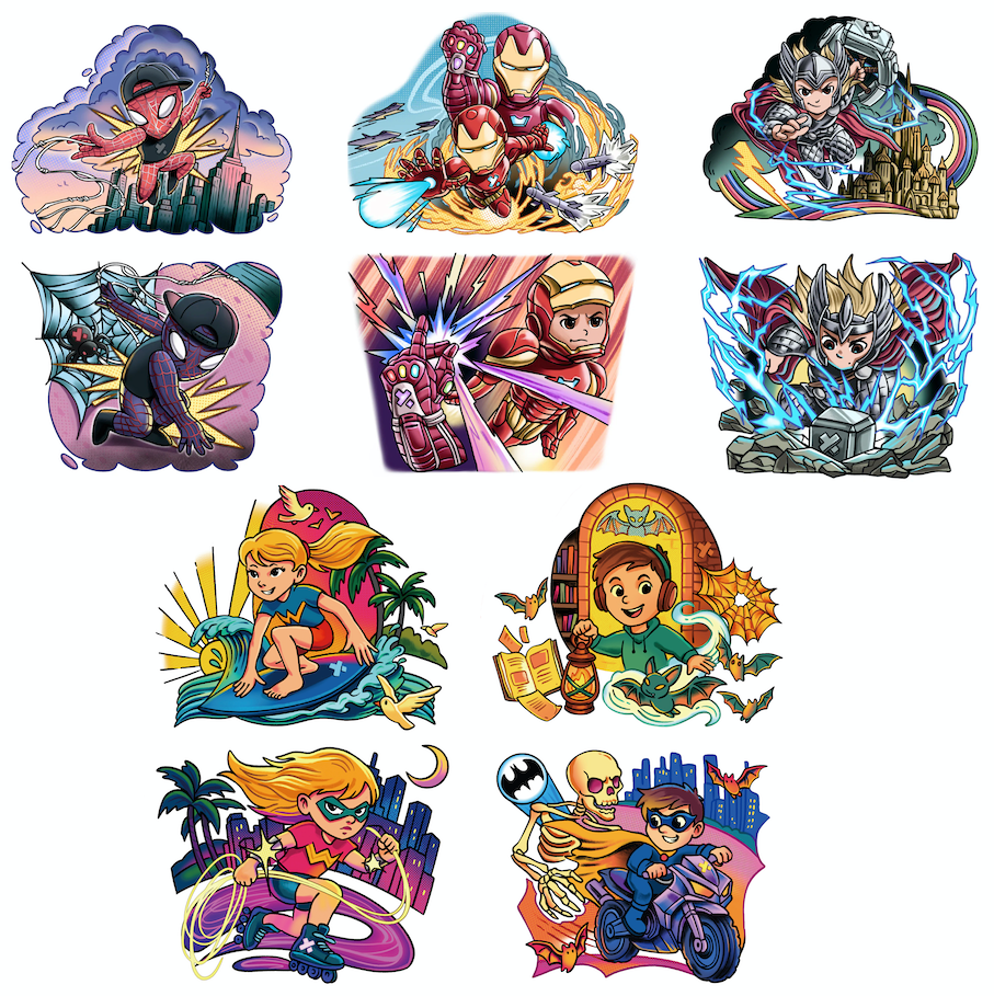 Ultimate Superhero Squad Full Sleeve Tattoo Bundle - Temporary Kids Tattoo Sleeve - bat bat boy bat man batboy batman Iron Man Kids temporary tattoo kids temporary tattoos marvel spider spider web spider-man spiderman super hero superhero superkid tattoo sleeve for kids temporary tattoo temporary tattoo band temporary tattoo sleeve thor wonder girl wonder kid wonder woman full sleeve temporary tattoo for kids