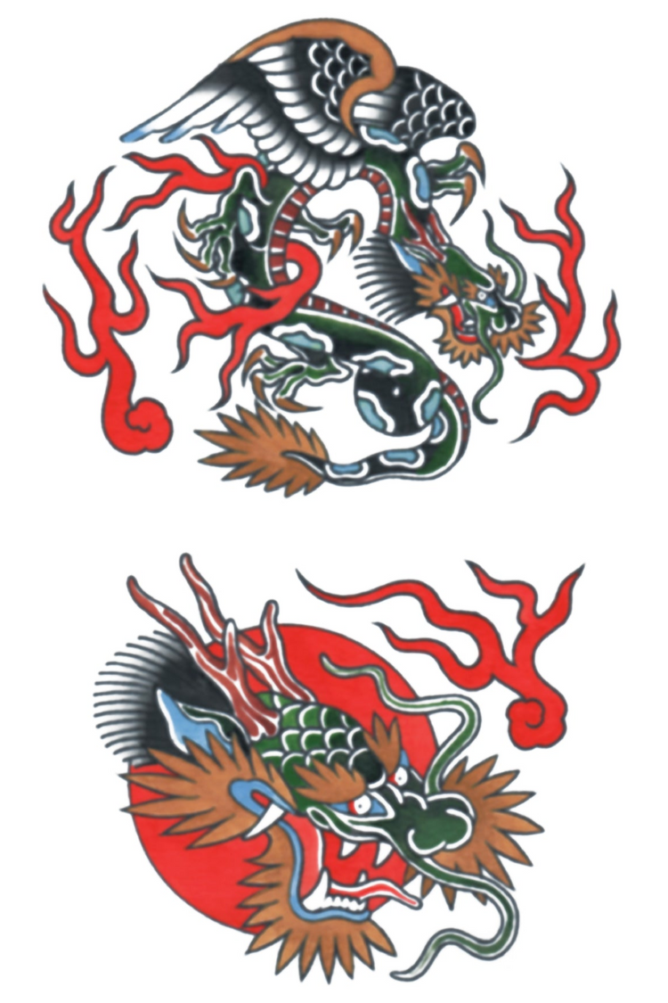 Fire & Fury Traditional Tattoo Full Sleeve Bundle - Temporary Kids Tattoo Sleeve - American Traditional Kids temporary tattoo kids temporary tattoos panther patchwork tattoo sheet sabertooth tiger tattoo sleeve for kids tiger traditional traditional tattoo style warrior full sleeve temporary tattoo for kids