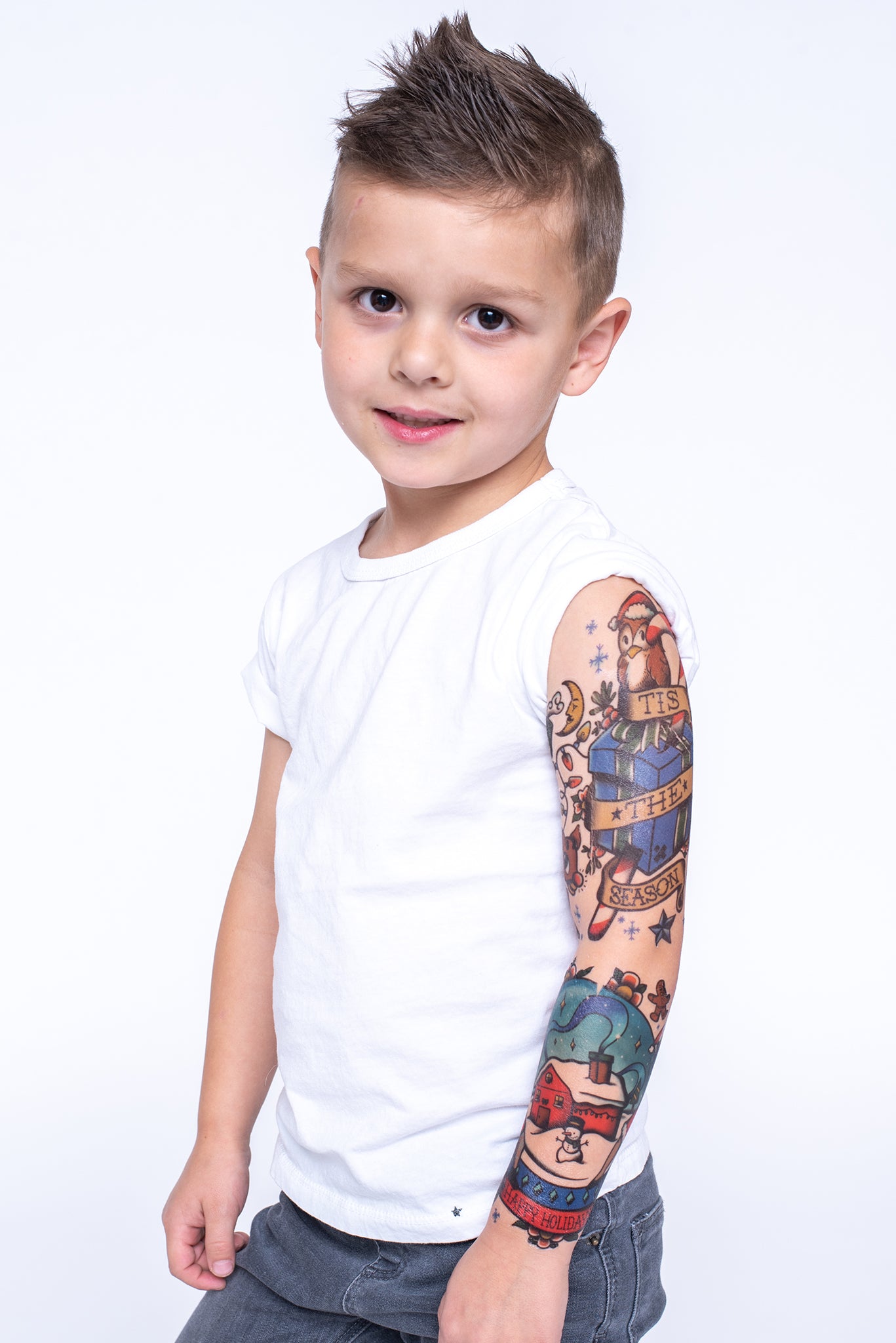 Amazon.com: iToolai Temporary Tattoo Sleeves for Kids, Fake Slip On Arm  Sunscreen Sleeves, 6pcs - Eagle,Skull,Dragon,Clown, Snake,etc : Tools &  Home Improvement