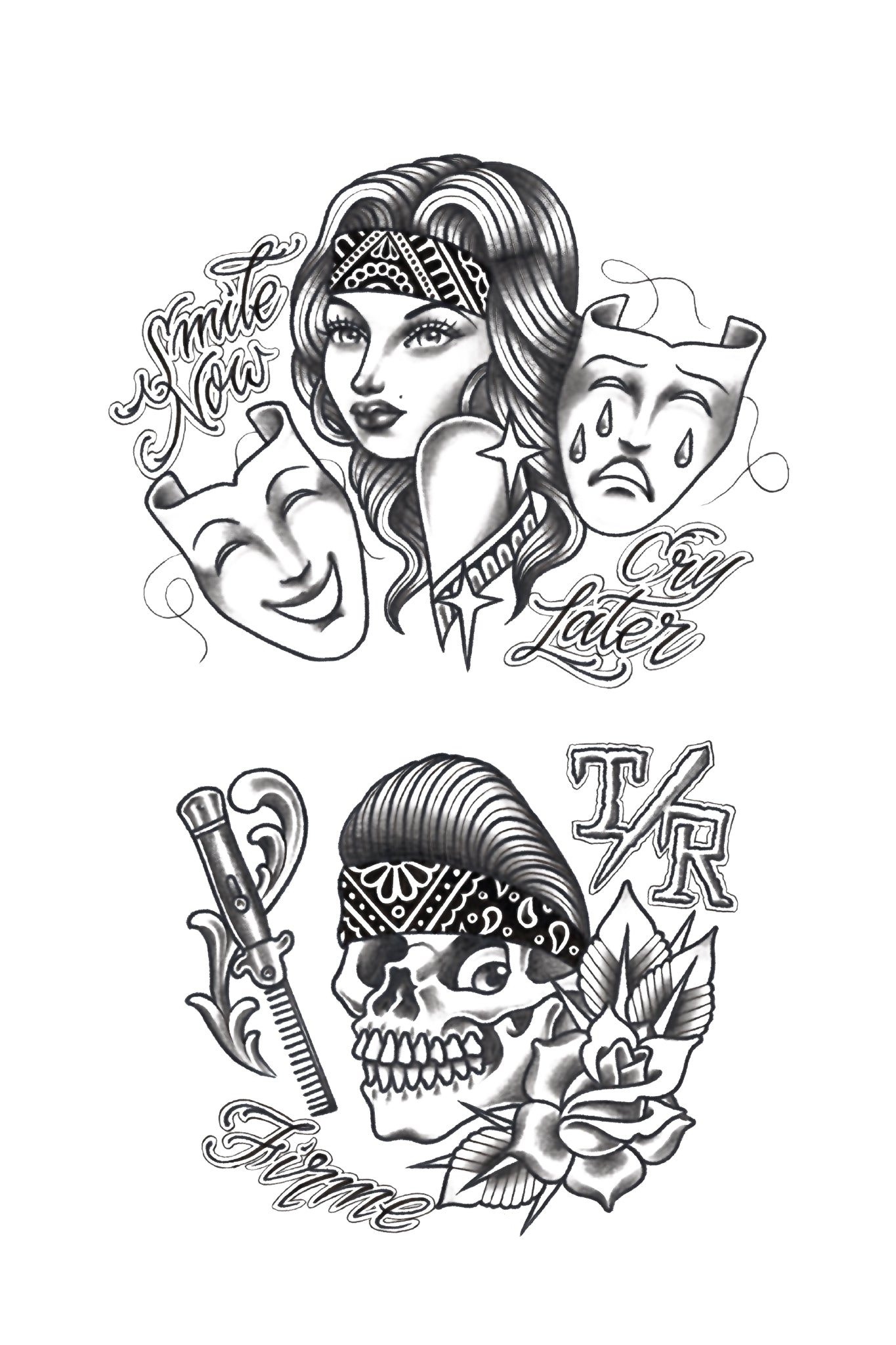 005 BLK Mexico by M.Krusche - tatatat.de | Mexiko tattoo, Chicano tattoos,  Flash art tattoos