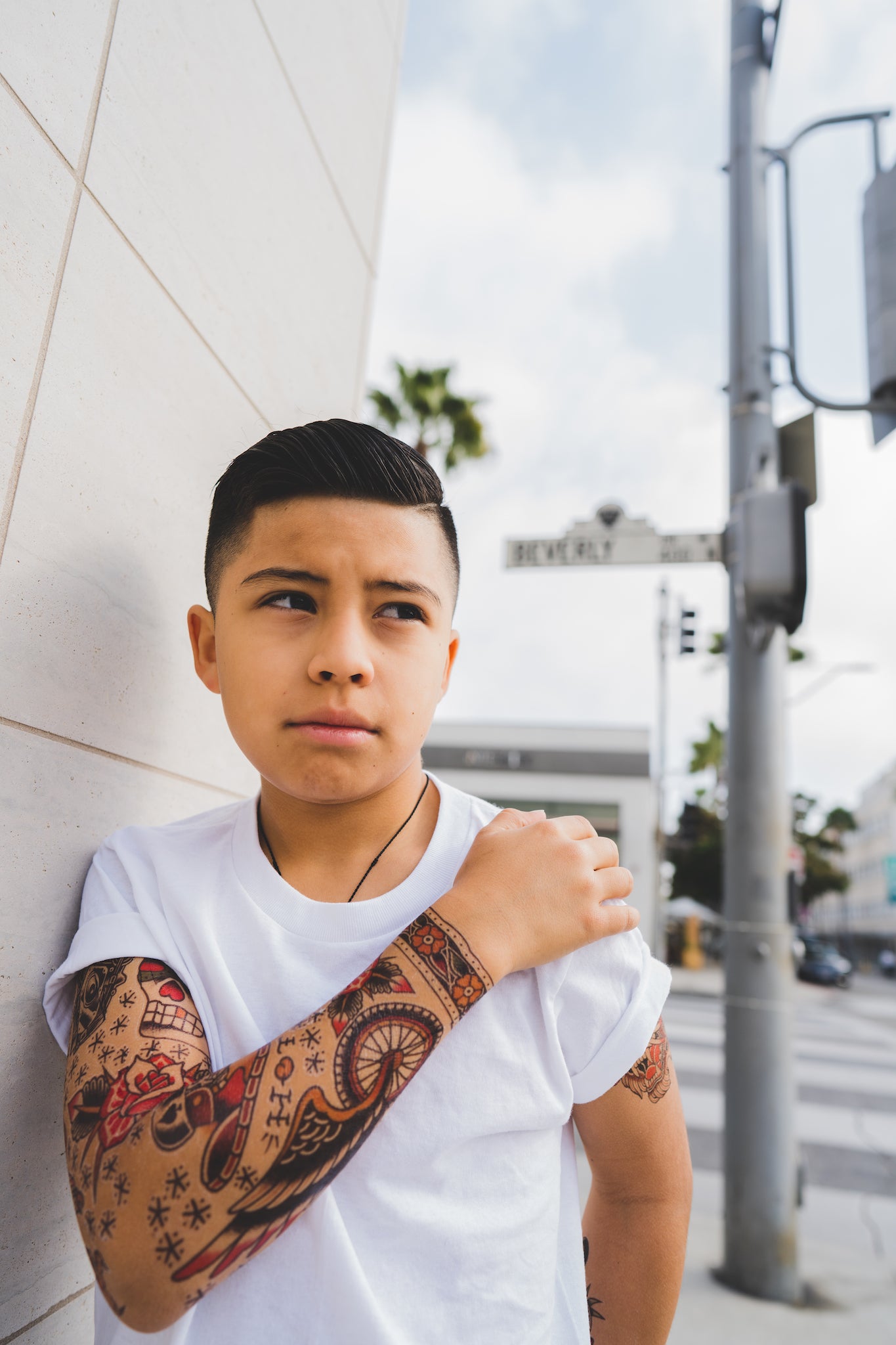 Hot Rod Full Sleeve Tattoo - automotive boy Engine full sleeve hot rod motorcycle Phil Hatchet Yau rider traditional wheels full sleeve temporary tattoo for kids