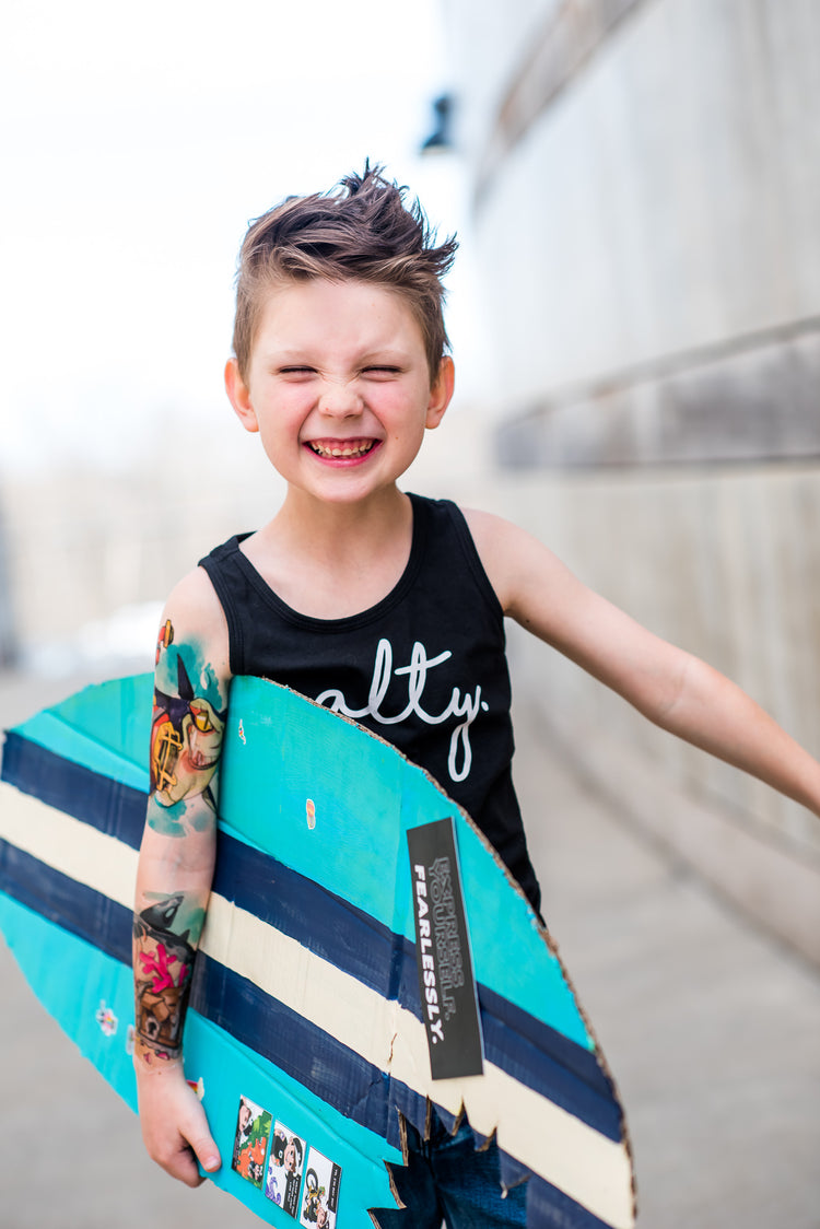 Shark Attack Full Sleeve Tattoo - full sleeve great white great white shark jaws ocean sea sea life shark Sharks Uncl Paul full sleeve temporary tattoo for kids